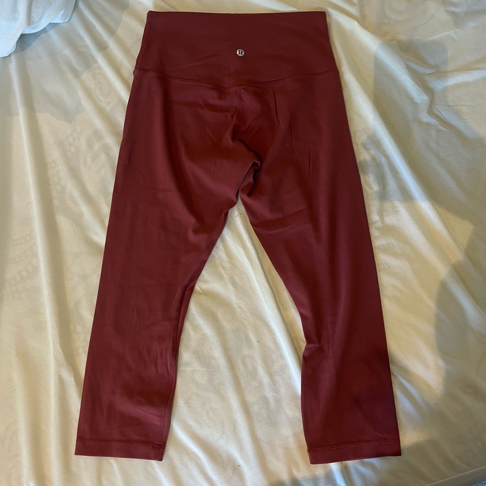 Lululemon Athletica Maroon Leggings